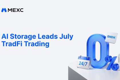 MEXC July TradFi Trading Shifts Toward AI Storage as SNDK Futures Volume Surges More Than 15x Times