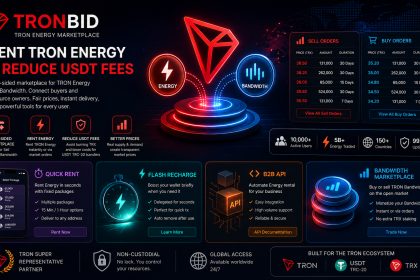 Rent TRON Energy and Reduce USDT Fees : TronBid Expands Marketplace